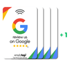 Google Reviews Cards with NFC and Qr Code boosting online business reviews.